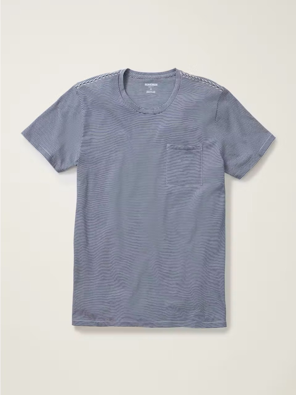Bonobos Graphic Tee Navy Topside Stripe Slim Fit L NWT